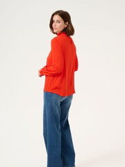 Kaffe Casual Fit KAtrine Smock Neck Blouse - Image 3 of 5