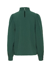 Kaffe Ditte Smock Neck Long Sleeve Blouse - Image 4 of 4
