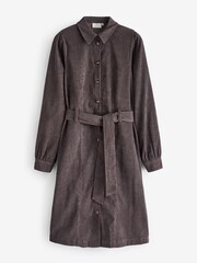 Kaffe Vera Corduroy Knee Length Shirt Dress - Image 4 of 6