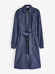 Kaffe Vera Corduroy Knee Length Shirt Dress - Image 4 of 6