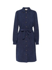 Kaffe Vera Corduroy Knee Length Shirt Dress - Image 5 of 6