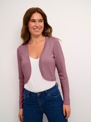 Kaffe Slim Fit Kaastrid Bolero Long Sleeves Cardigan - Image 1 of 6