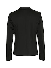 Kaffe Majse Jersey Single-Breasted Black Blazer - Image 5 of 5