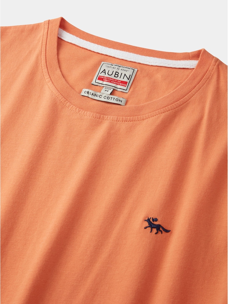 Aubin 100% Cotton White T-Shirt - Image 6 of 6