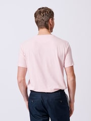 Pink - Aubin Hampton T-Shirt aus Baumwollleinen - Bild 2 von 5