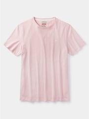 Pink - Aubin Hampton T-Shirt aus Baumwollleinen - Bild 5 von 5