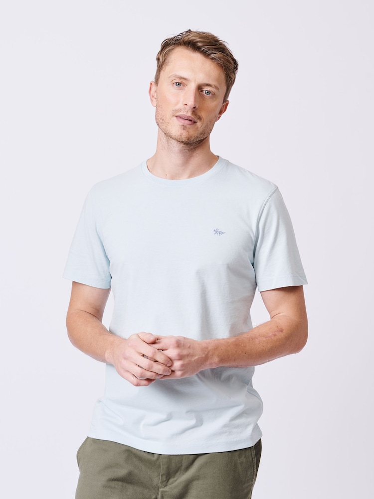 Aubin 100% Cotton White T-Shirt - Image 1 of 6