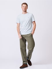 Aubin 100% Cotton White T-Shirt - Image 3 of 6