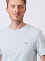 Aubin 100% Cotton White T-Shirt - Image 4 of 6