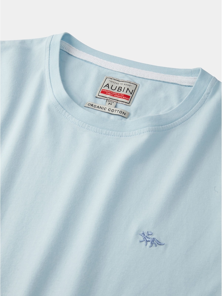 Aubin 100% Cotton White T-Shirt - Image 6 of 6