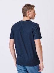 Schwarz - Aubin Hampton T-Shirt aus Baumwollleinen - Bild 2 von 5