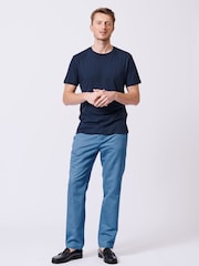 Schwarz - Aubin Hampton T-Shirt aus Baumwollleinen - Bild 3 von 5