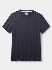 Schwarz - Aubin Hampton T-Shirt aus Baumwollleinen - Bild 5 von 5