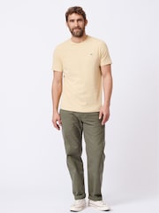 Gelb - Aubin 100% Cotton T-Shirt - Bild 3 von 6