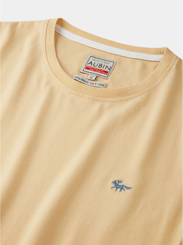 Gelb - Aubin 100% Cotton T-Shirt - Bild 6 von 6