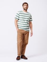 Grün - Aubin Blue Santon Relaxed T-Shirt - Bild 1 von 5