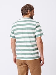 Grün - Aubin Blue Santon Relaxed T-Shirt - Bild 2 von 5