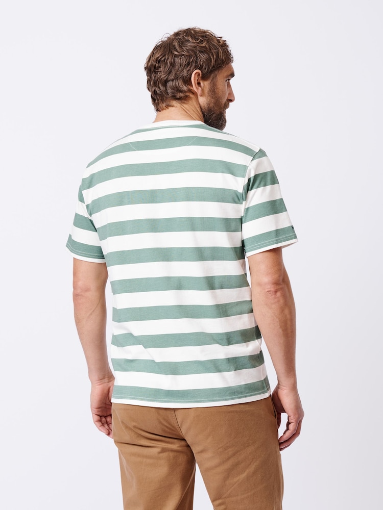 Grün - Aubin Blue Santon Relaxed T-Shirt - Bild 2 von 5