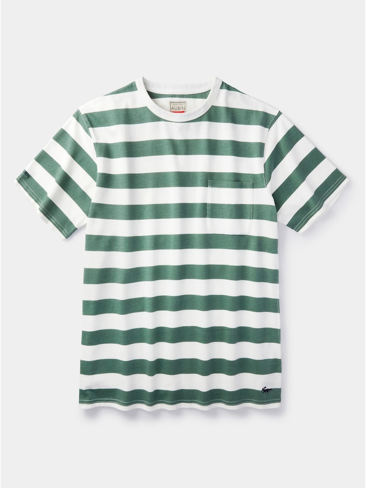 Grün - Aubin Blue Santon Relaxed T-Shirt - Bild 5 von 5