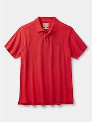 Roșu - Aubin Red Lusby Pique Polo Shirt - Image 5 of 6