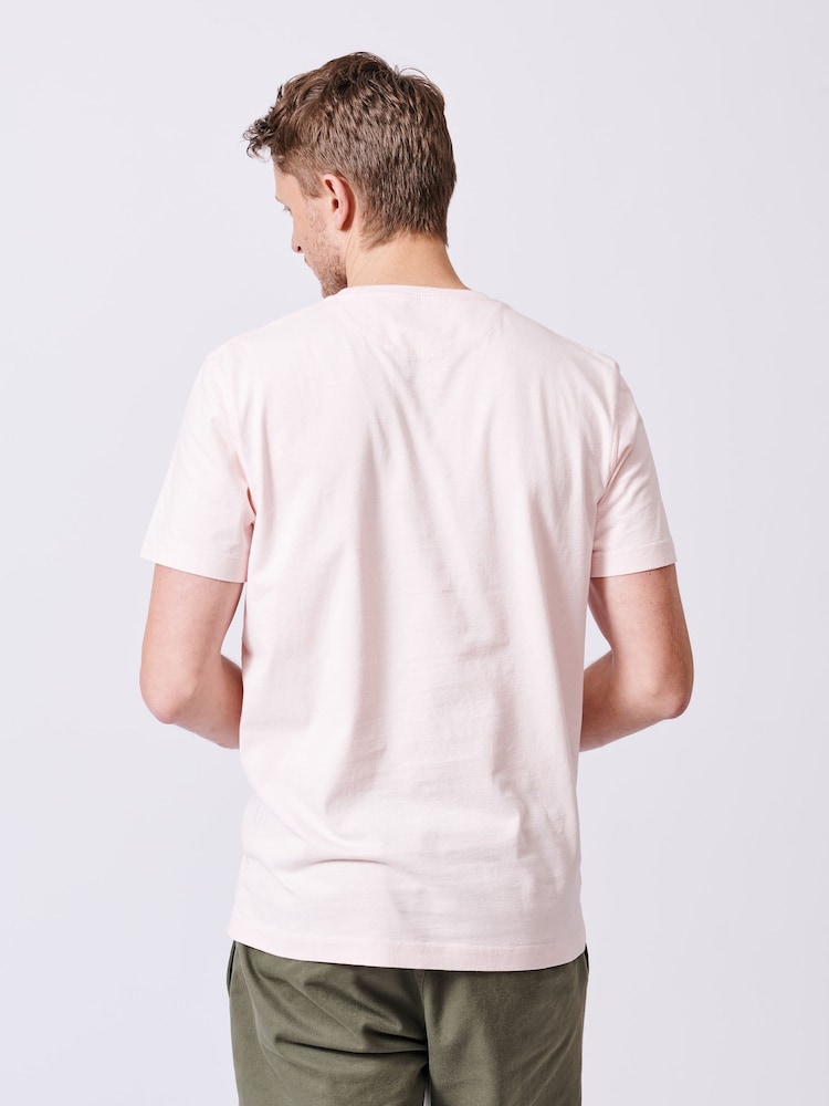 Pink - Aubin 100% Cotton T-Shirt - Bild 2 von 6