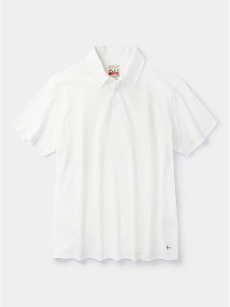 Aubin Blue Arnold Cotton Linen Polo Shirt - Image 5 of 5