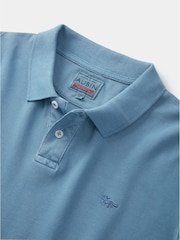 Голубой васильковый - Aubin Red Lusby Pique Polo Shirt - Изображение 6 из 6