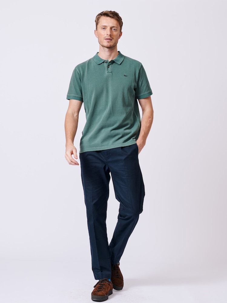 Aubin Lusby Pique Polo Shirt - Image 3 of 6