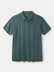 Синий - Aubin Red Lusby Pique Polo Shirt - Изображение 5 из 6