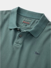 Синий - Aubin Red Lusby Pique Polo Shirt - Изображение 6 из 6