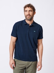 Темно-синий - Aubin Red Lusby Pique Polo Shirt - Изображение 1 из 6