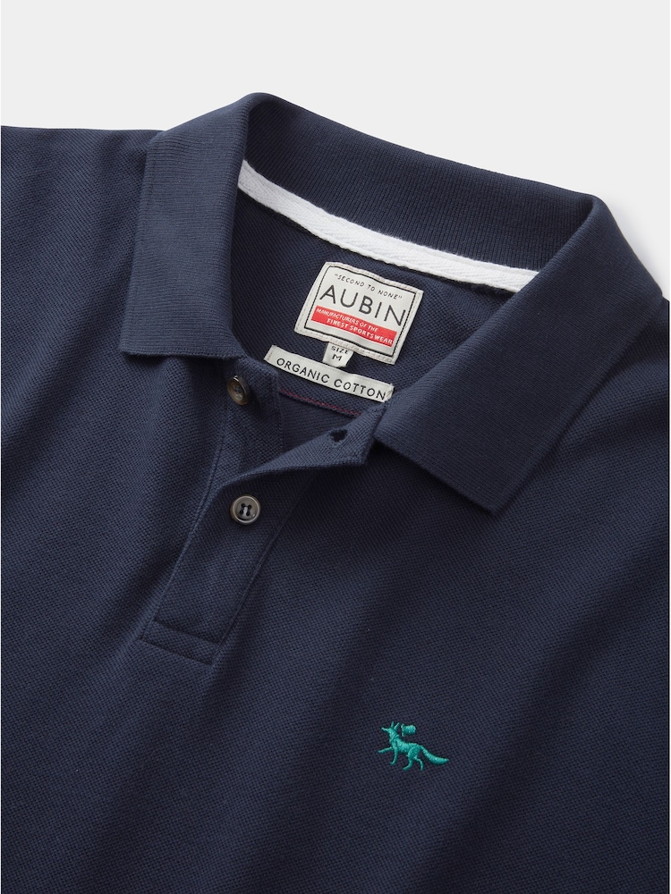 Aubin Lusby 100% Cotton Pique Polo Shirt - Image 6 of 6 Aubin Lusby 100% Cotton Pique Polo Shirt - Image 6 of 6