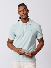 Verde mentol - Aubin Red Lusby Pique Polo Shirt - Image 1 of 6
