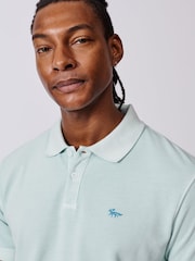Verde mentol - Aubin Red Lusby Pique Polo Shirt - Image 4 of 6