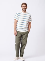 Blau - Aubin Blue Santon Relaxed T-Shirt - Bild 3 von 7