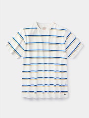 Blau - Aubin Blue Santon Relaxed T-Shirt - Bild 7 von 7