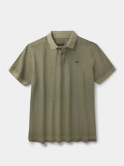 Зеленый - Aubin Red Lusby Pique Polo Shirt - Изображение 1 из 2