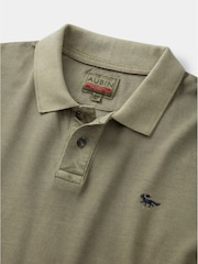 Зеленый - Aubin Red Lusby Pique Polo Shirt - Изображение 2 из 2