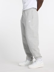 New Balance Dark Grey Mens Essentials Fleece Joggers - Image 2 of 7