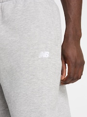 New Balance Dark Grey Mens Essentials Fleece Joggers - Image 6 of 7