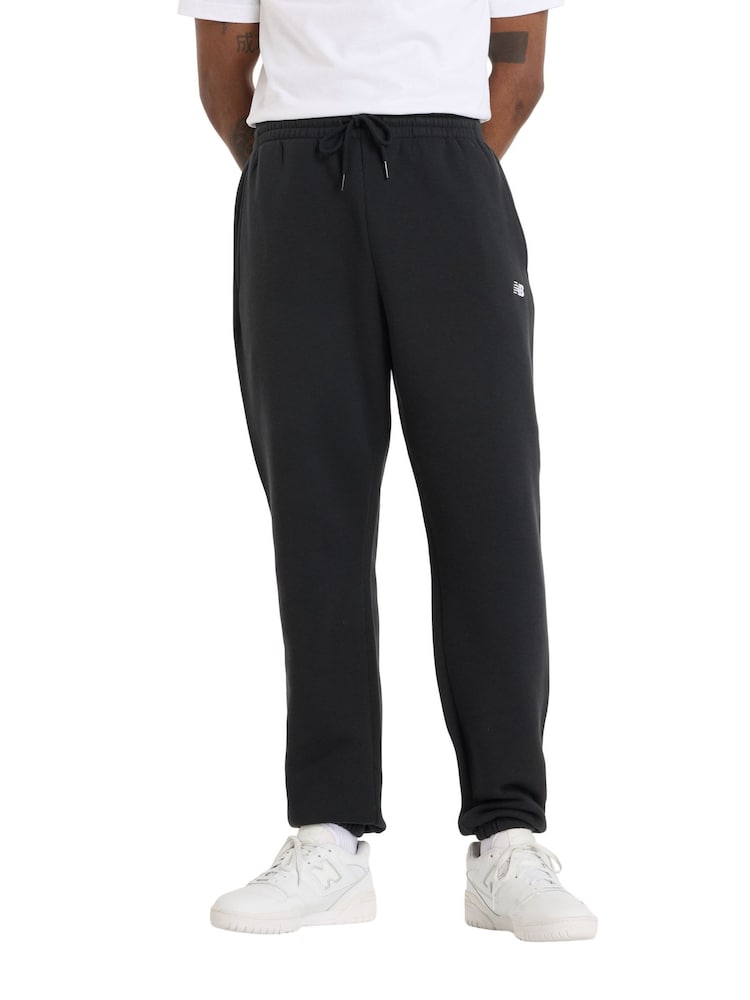 New Balance Light Grey Essentials Fleece Joggers - Image 1 of 7 New Balance Light Grey Essentials Fleece Joggers - Image 1 of 7