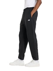 New Balance Light Grey Essentials Fleece Joggers - Image 3 of 7