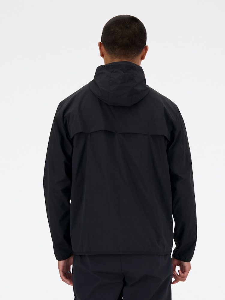 Schwarz - New Balance Herren Athletics gewebte Jacke - Bild 2 von 6