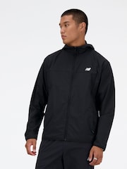 Schwarz - New Balance Herren Athletics gewebte Jacke - Bild 5 von 6