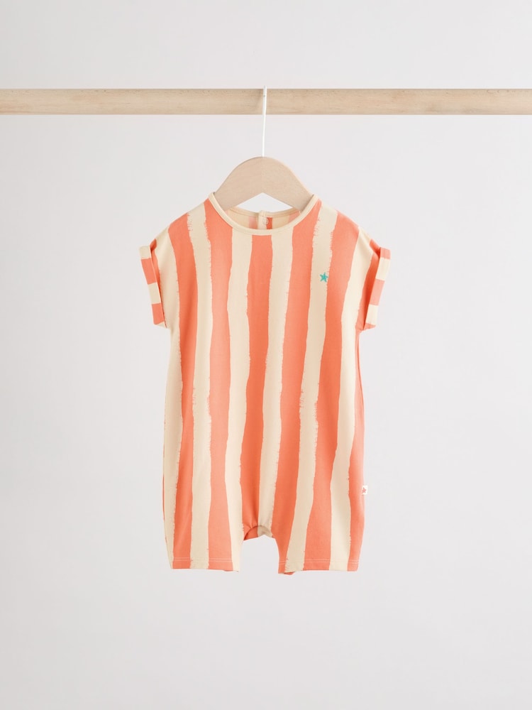 Bright Checkerboard Baby Rompers 3 Pack - Image 5 of 11