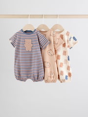 Mornarsko modra/bež - Baby haljica za igranje 3 Pack - Slika 1 iz 9