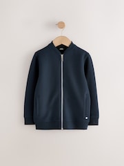 Navy Smart Bomber Jacket (3-16yrs) - Image 1 of 5