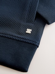 Navy Smart Bomber Jacket (3-16yrs) - Image 4 of 5