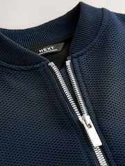 Navy Smart Bomber Jacket (3-16yrs) - Image 5 of 5