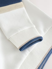 Ecru White Varsity Crew Sweater (3-16yrs) - Image 4 of 4